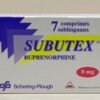 Subutex (Buprenorphine) 8mg